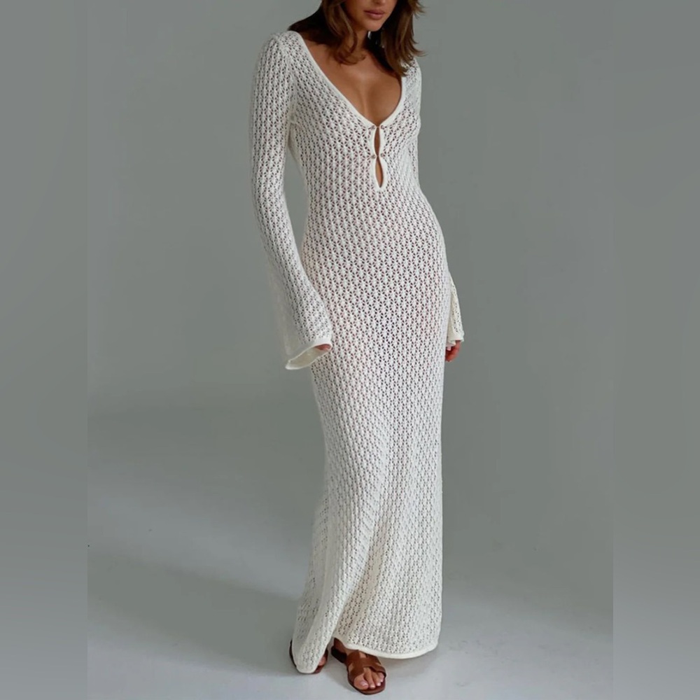 NWT Commense long sleeve beach cover up